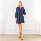 Reece Dress Navy