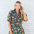 Anna Duck Top Olive