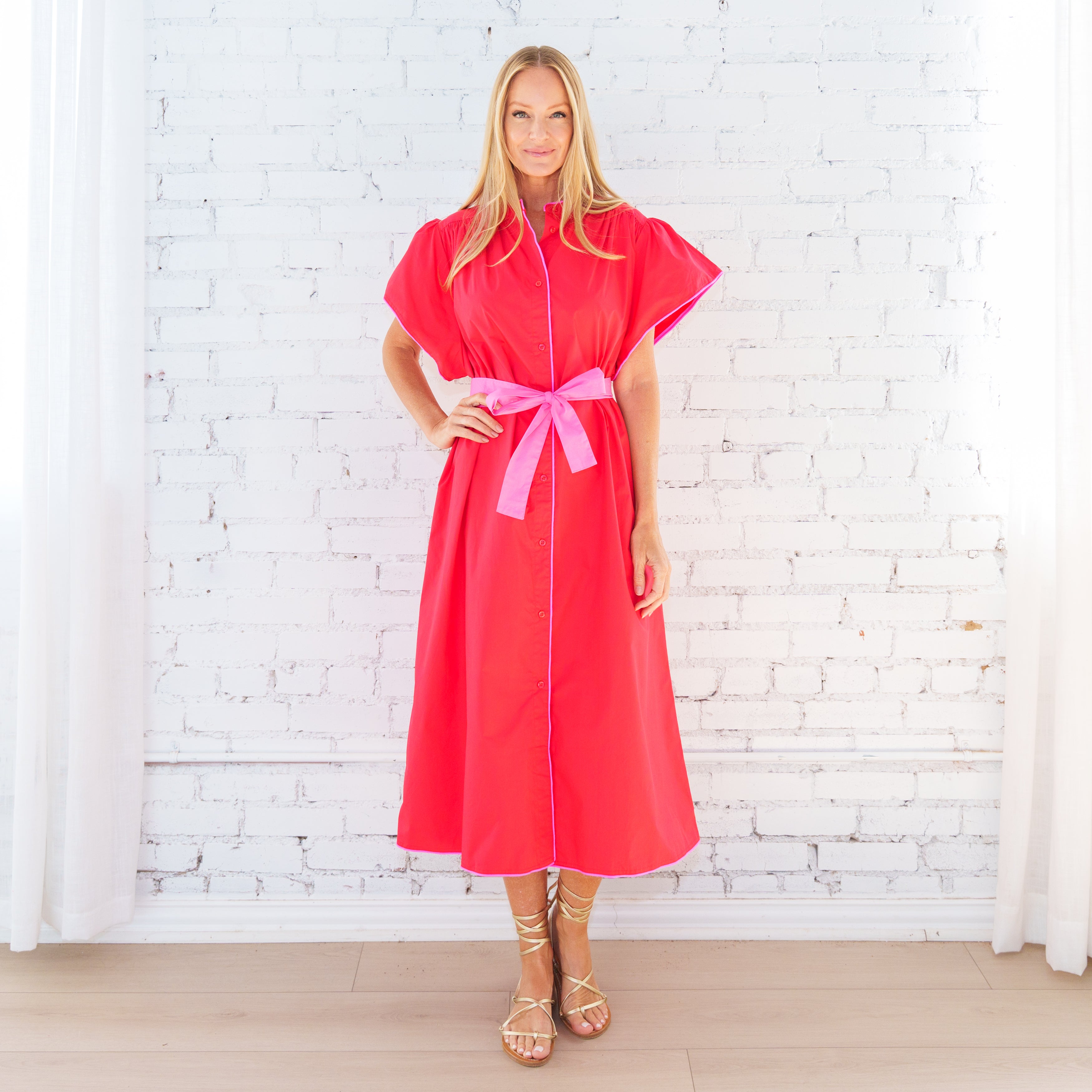 Cassie Dress Red