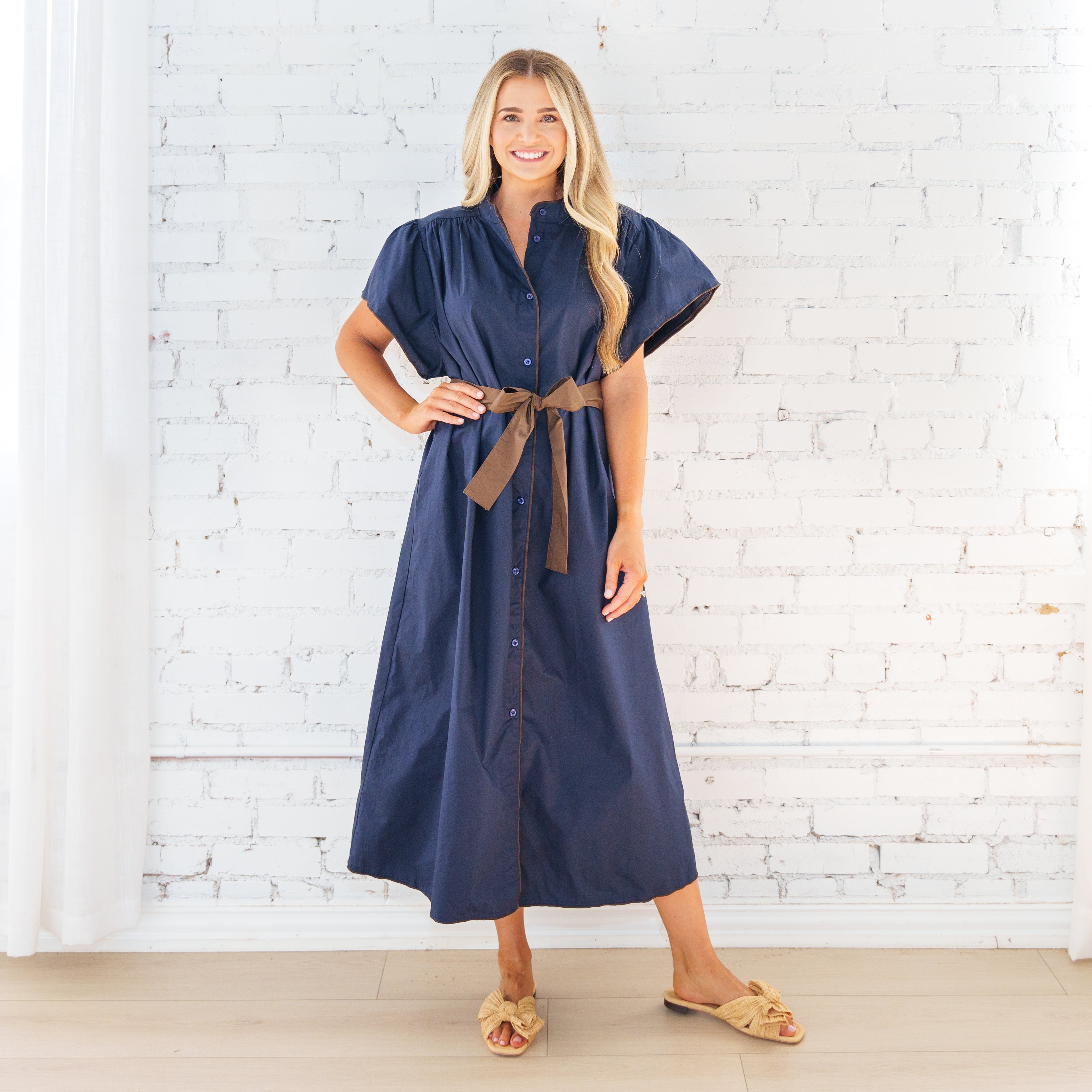 Cassie Dress Navy
