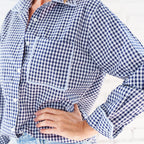 Fringe Lawn Top Navy