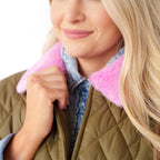 Penny Fur Puffer Olive