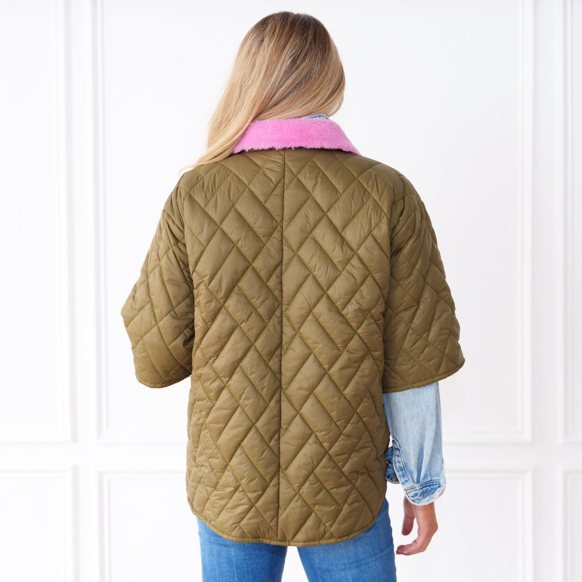 Penny Fur Puffer Olive