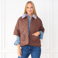 Penny Fur Puffer Chocolate