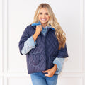 Penny Fur Puffer Navy