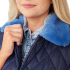 Penny Fur Puffer Navy