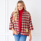Jackie Jacket Camel Plaid