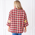 Jackie Jacket Camel Plaid