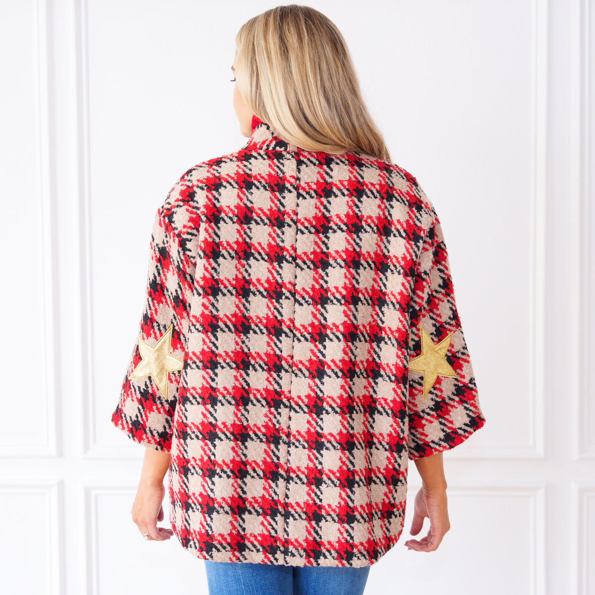 Jackie Jacket Camel Plaid