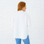 Caryn Lawn Caroline Top White
