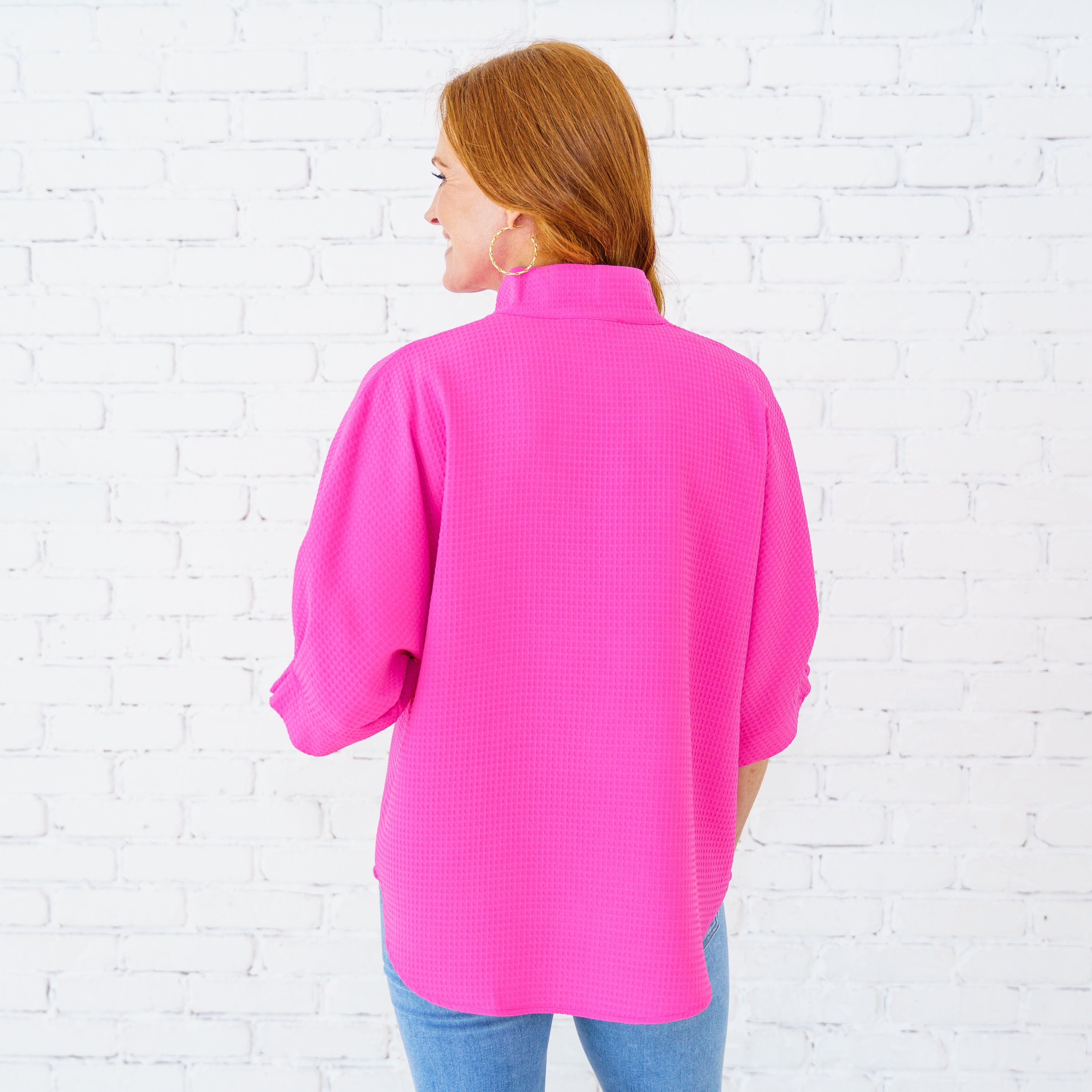 Caryn Lawn Caroline Top Pink