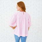 Caryn Lawn Libby Top Pink