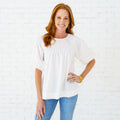 Caryn Lawn Libby Top White