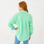 Caryn Lawn Katherine Top Green/Aqua