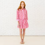Caryn Lawn Kate Skirt Red/Pink