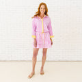 Caryn Lawn Kate Skirt Pink Yellow
