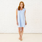 Caryn Lawn Belle Dress Oxford Stripe