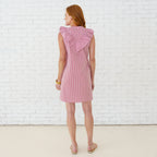 Caryn Lawn Belle Dress Red Stripe