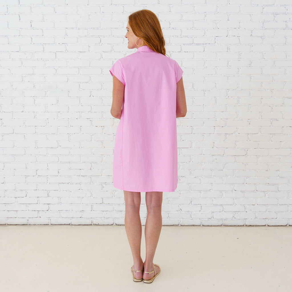 Caryn Lawn Seaside Dress Pink