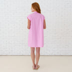 Caryn Lawn Seaside Dress Pink