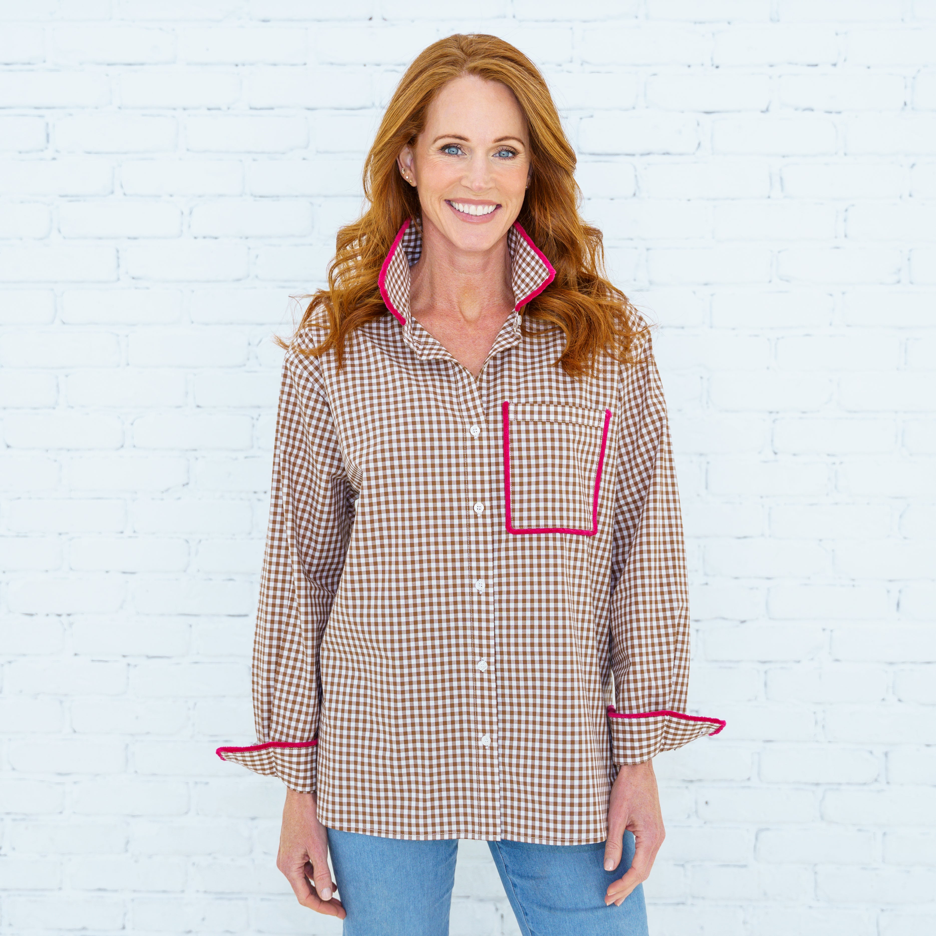 Fringe Lawn Top Mocha