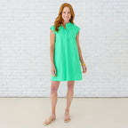 Caryn Lawn Seaside Dress Green