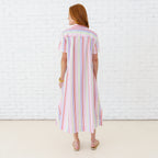 Caryn Lawn Millie Stripe Dress Cosmo