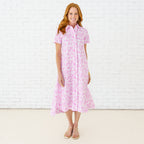 Caryn Lawn Millie Jungle Dress Pink