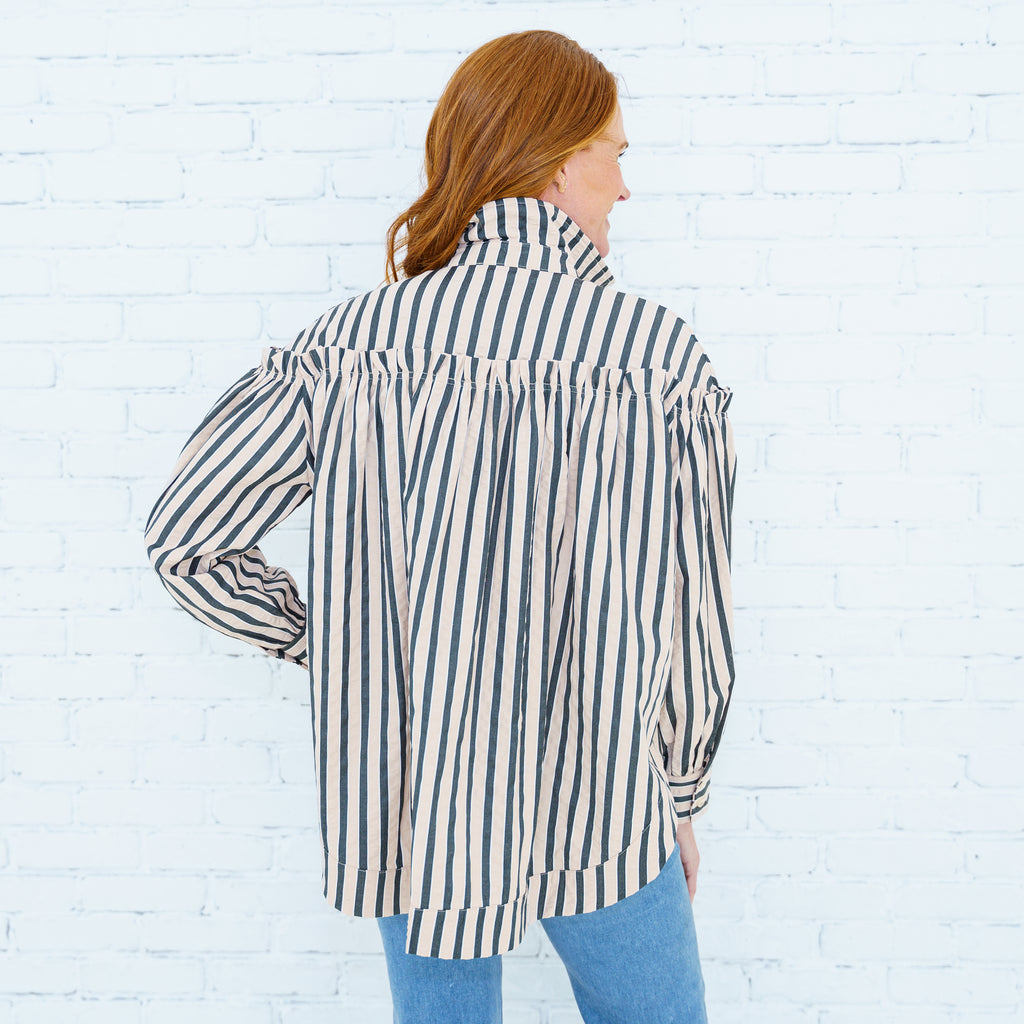 Miriam Top Khaki/Black