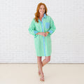 Caryn Lawn Frances Dress Green Aqua