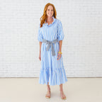 Caryn Lawn Kit Dress Blue/Black