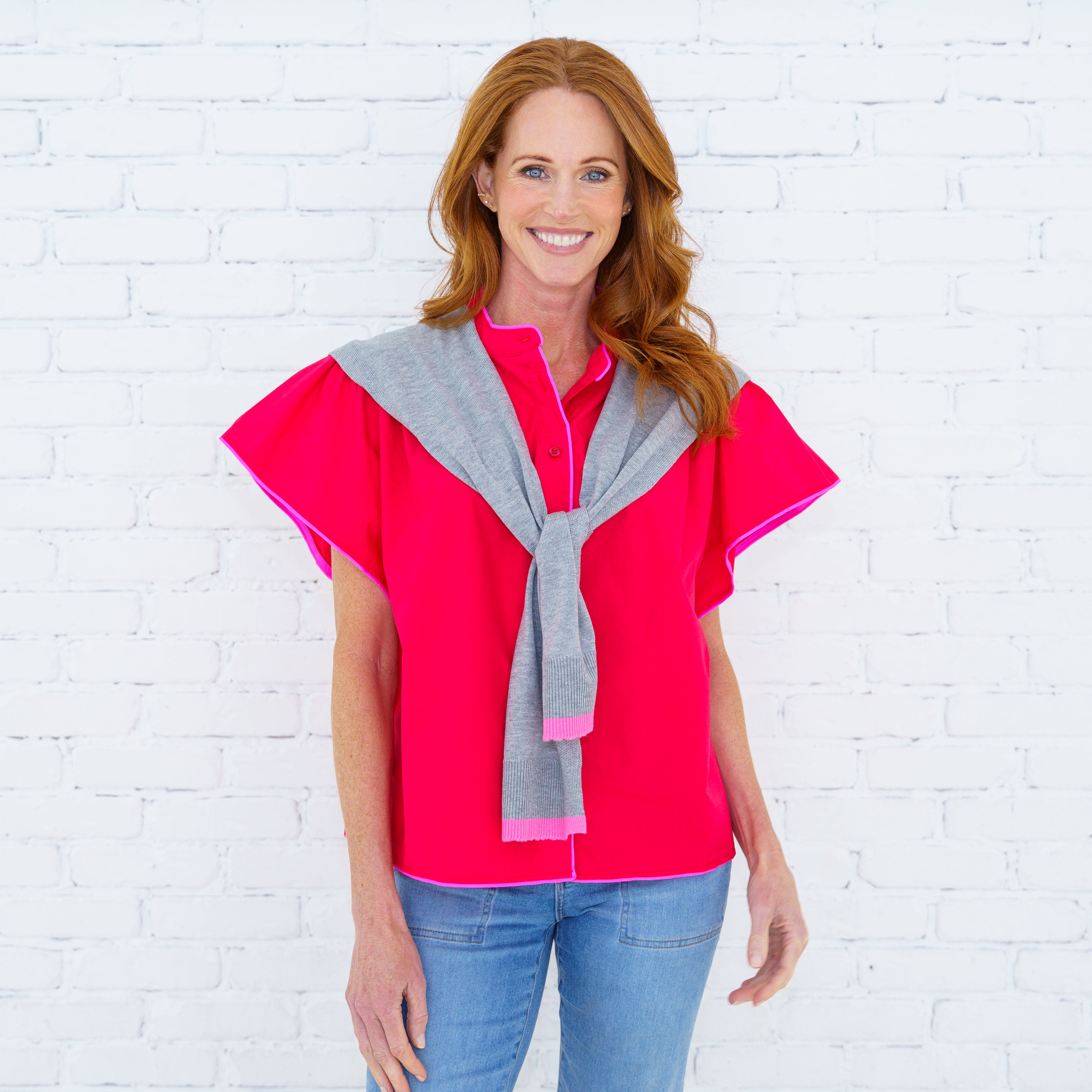 Caryn Cardi Grey/Pink