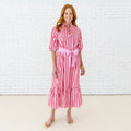 Caryn Lawn Kit Dress Red/Pink