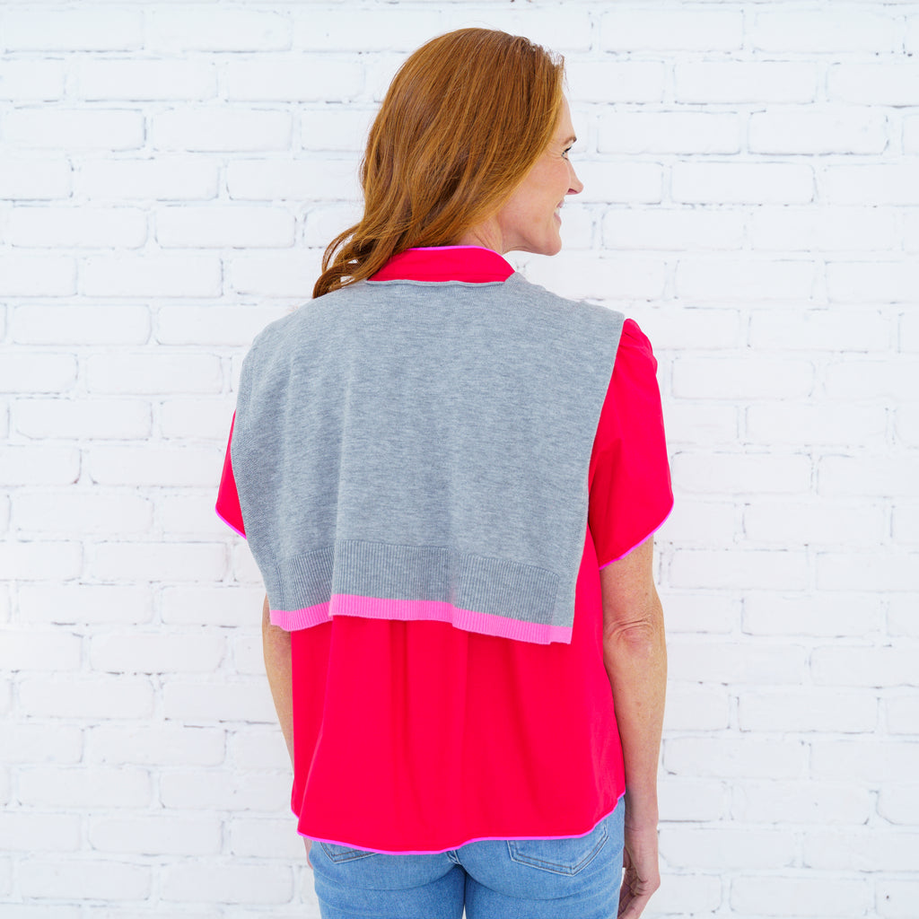 Caryn Cardi Grey/Pink