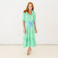 Caryn Lawn Kit Dress Green/Aqua