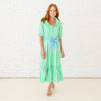 Caryn Lawn Kit Dress Green/Aqua