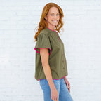 Cassie Top Olive