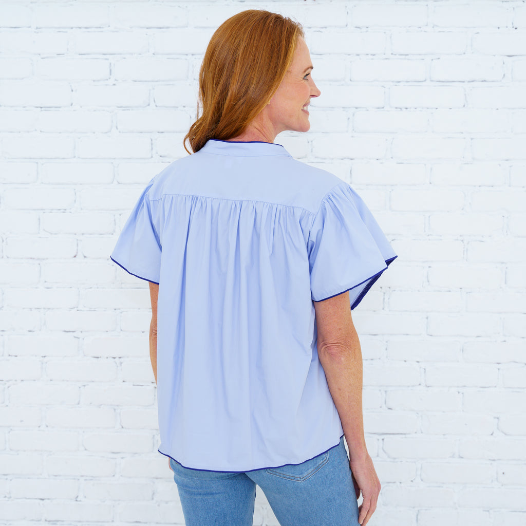 Cassie Top Light Blue