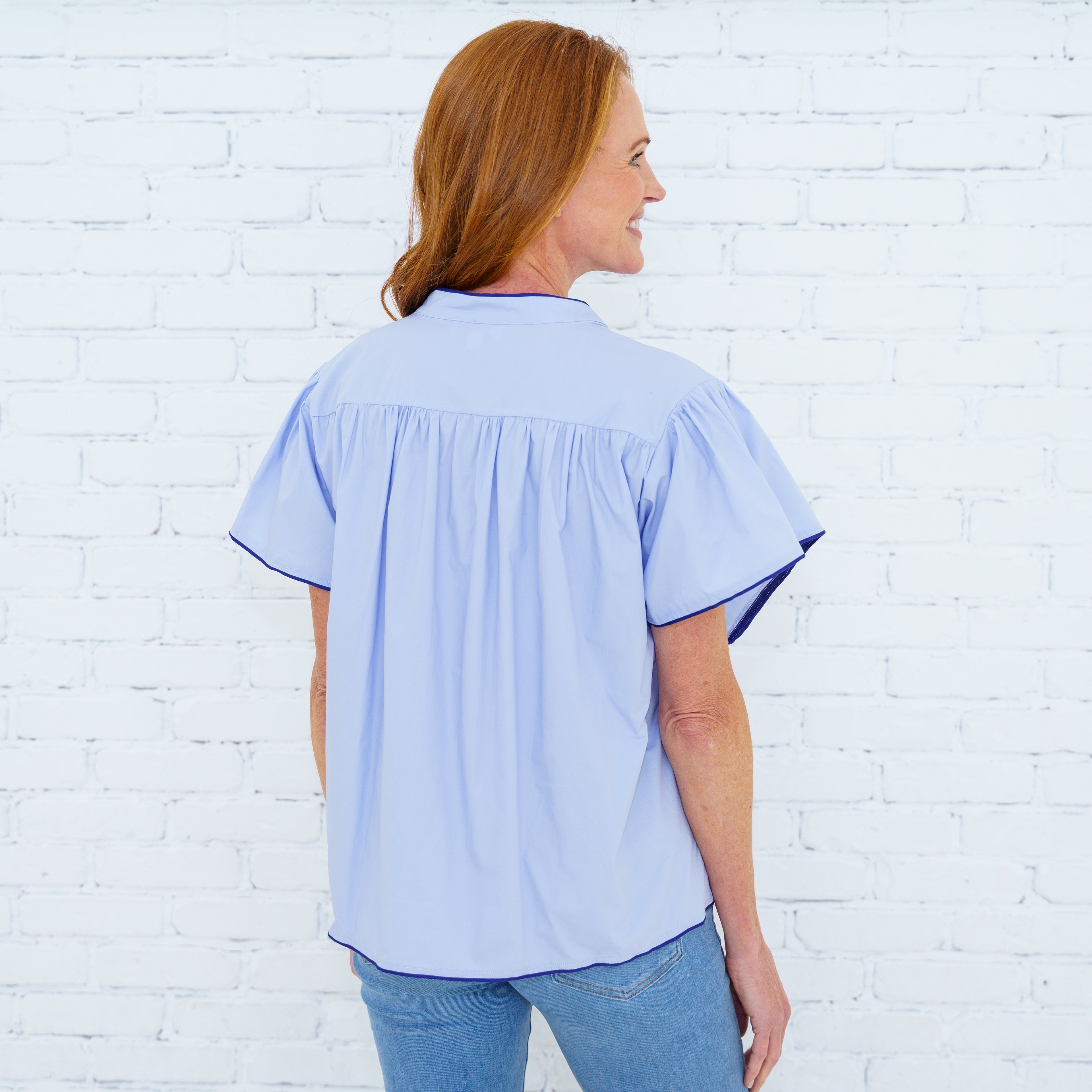 Cassie Top Light Blue