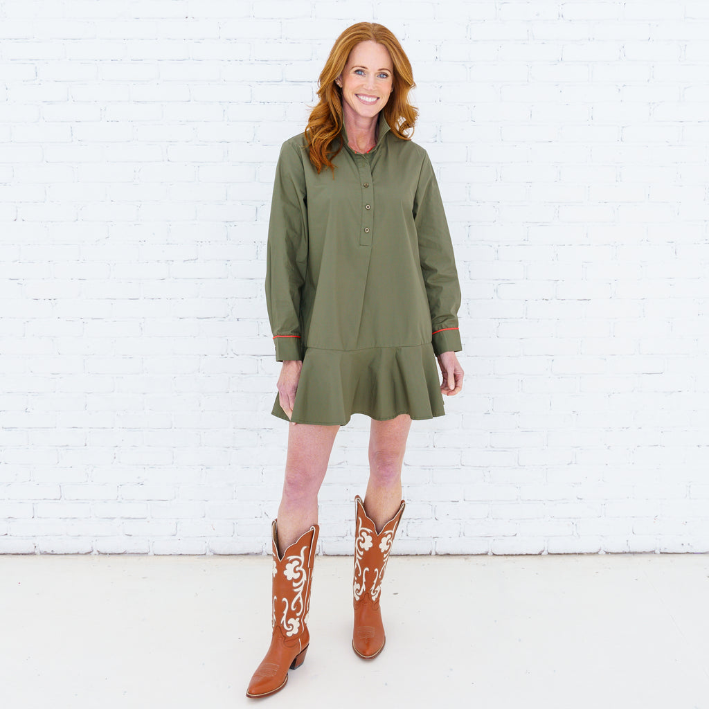 Eliza Dress Olive