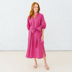 Caryn Lawn Coco Dress Red Circle