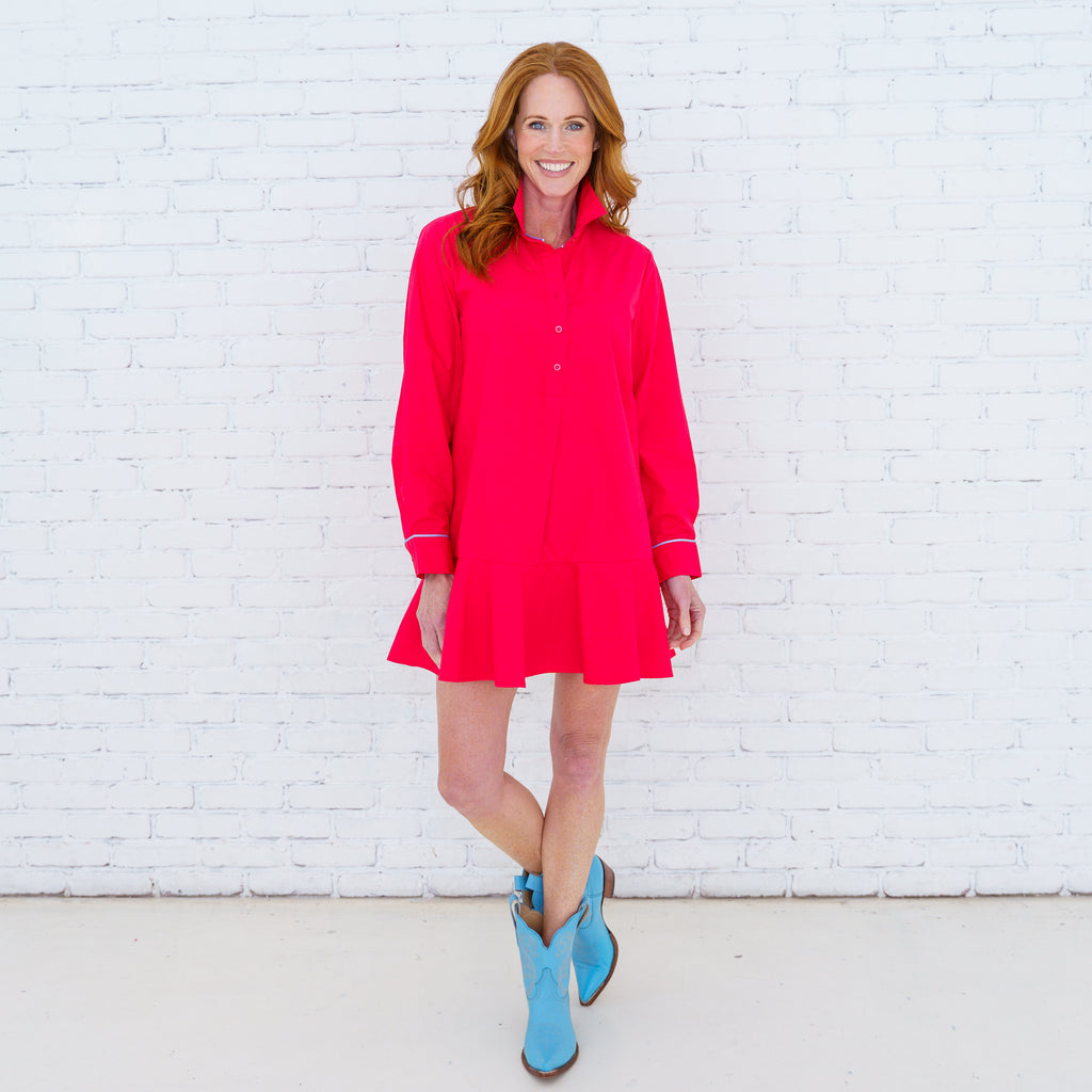 Eliza Dress Red