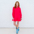 Eliza Dress Red
