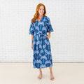 Caryn Lawn Coco Dress Navy Palm