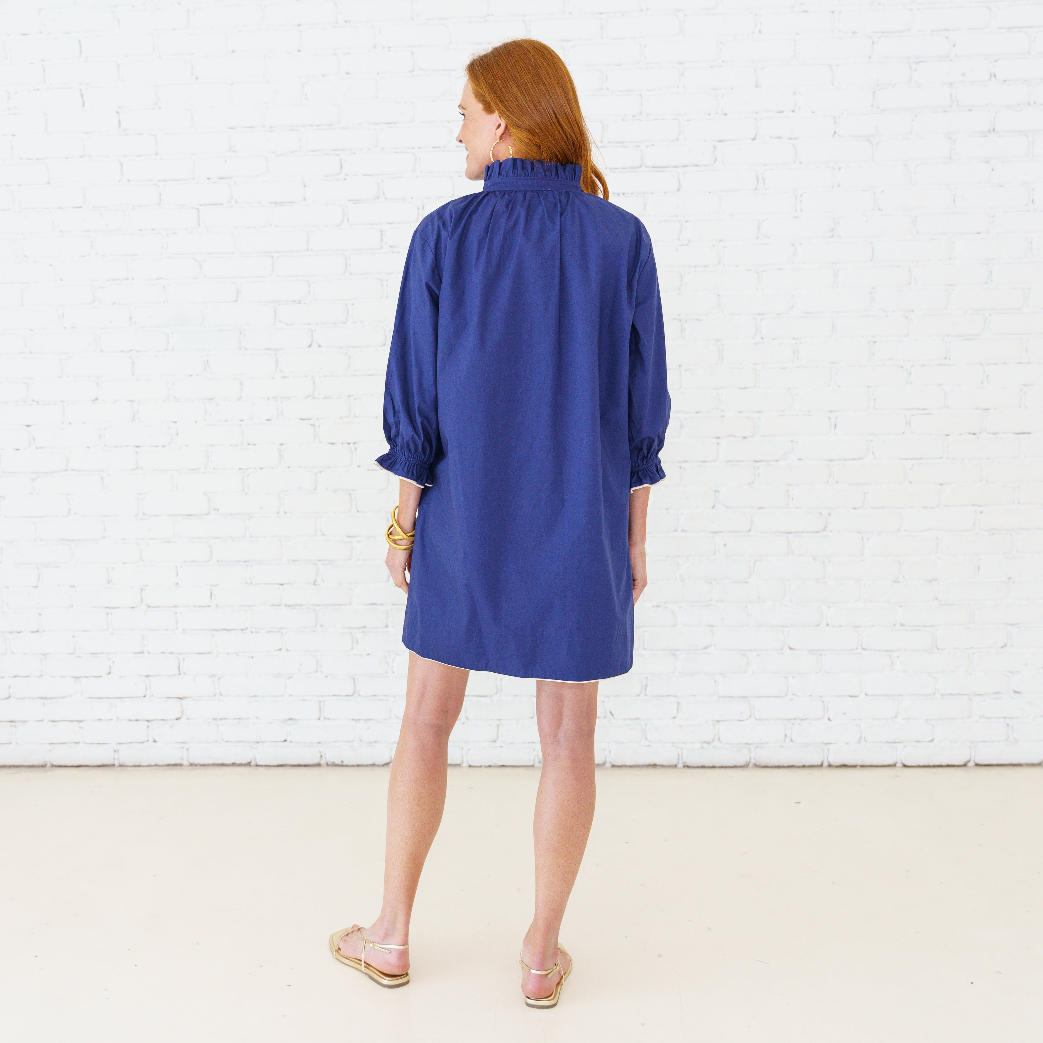 Caryn Lawn Carly Dress Navy
