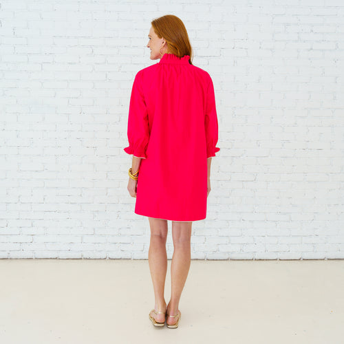 Caryn Lawn Carly Dress Red