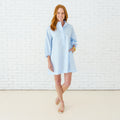 Caryn Lawn Tate Dress Light Blue