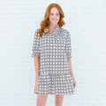 Clare Basket Dress Mocha