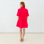 Caryn Lawn Penny Dress Red