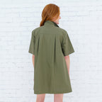 Penny Trim Dress Olive
